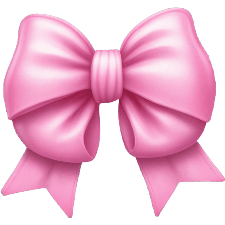 Pink bow ￼ emoji