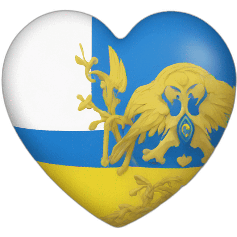 the heart of Ukraine emoji