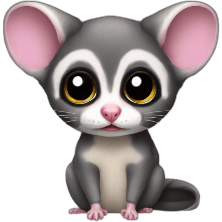 Sad sugar glider emoji