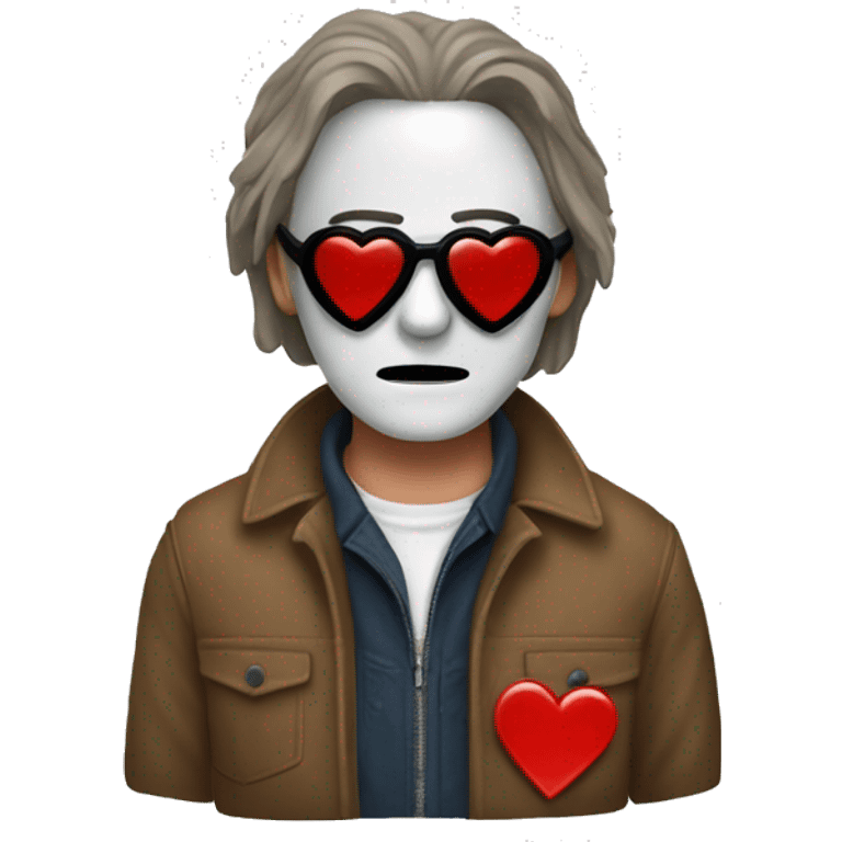 Michael Myers’s with heart sunglasses emoji