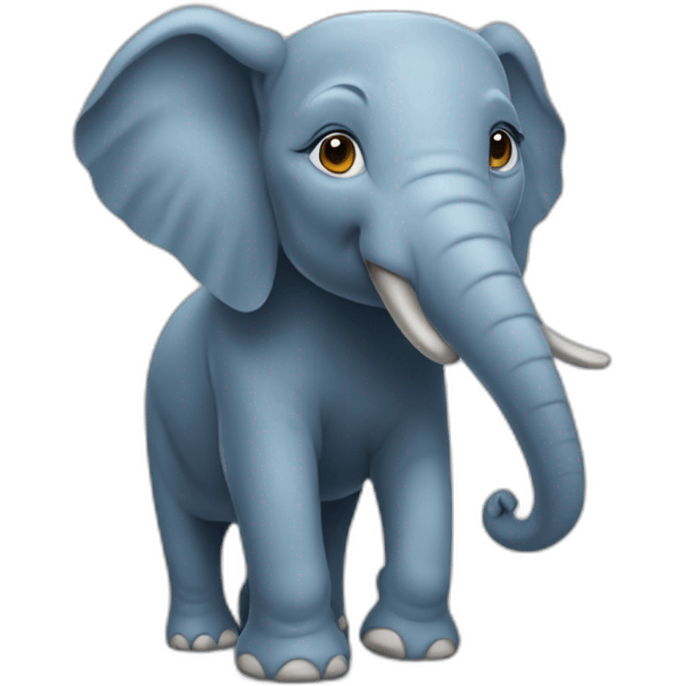 Un éléphant emoji