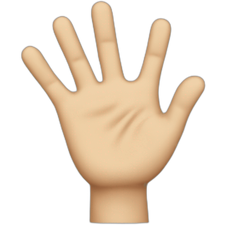 waving hand emoji