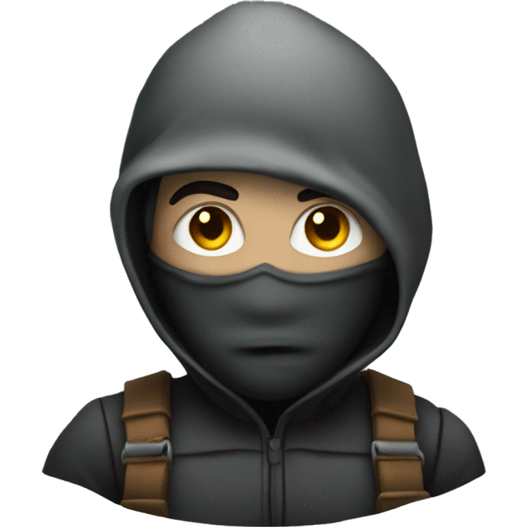 Robber  wearing a Sumbraro  emoji