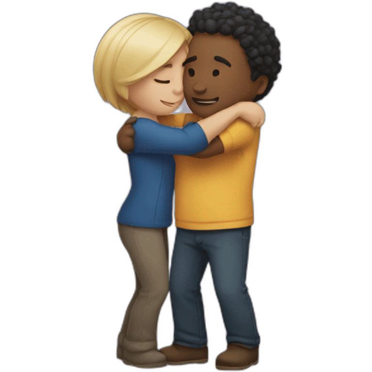 Hug relationship emoji