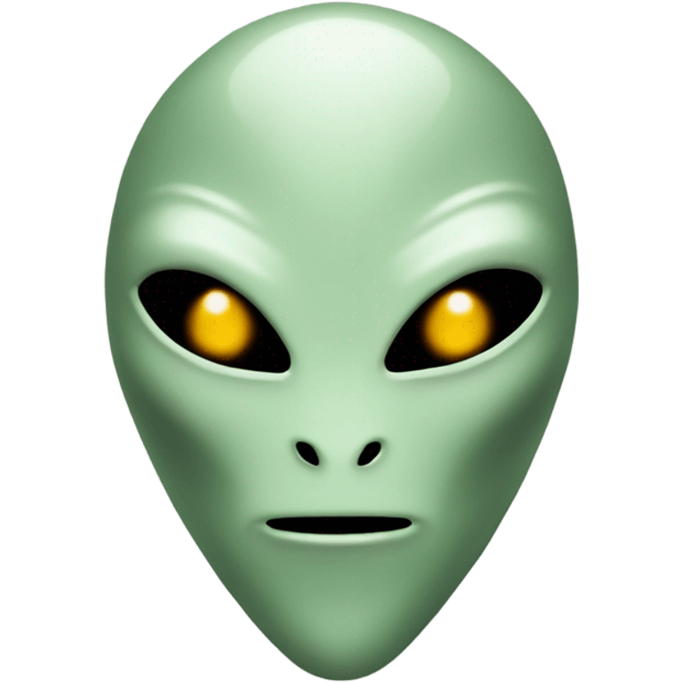 Alien wearing an anonymous mask emoji