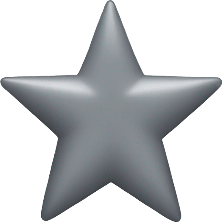 a grey star  emoji