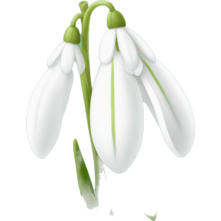 snowdrop emoji