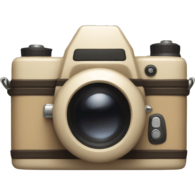 Beige camera emoji