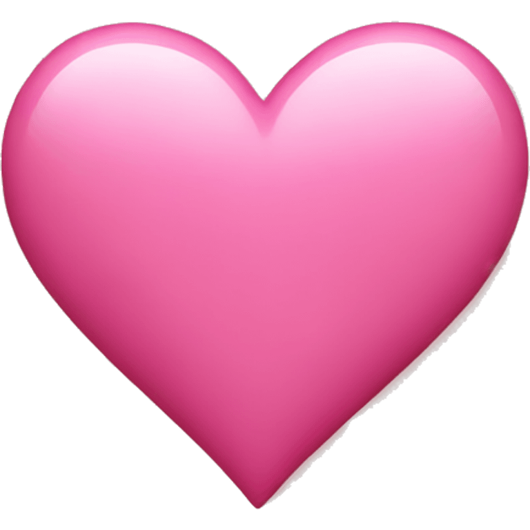 A pink heart emoji