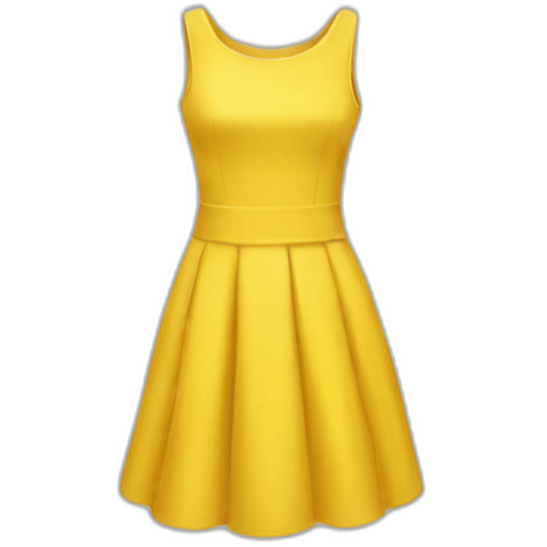 yellow dress emoji