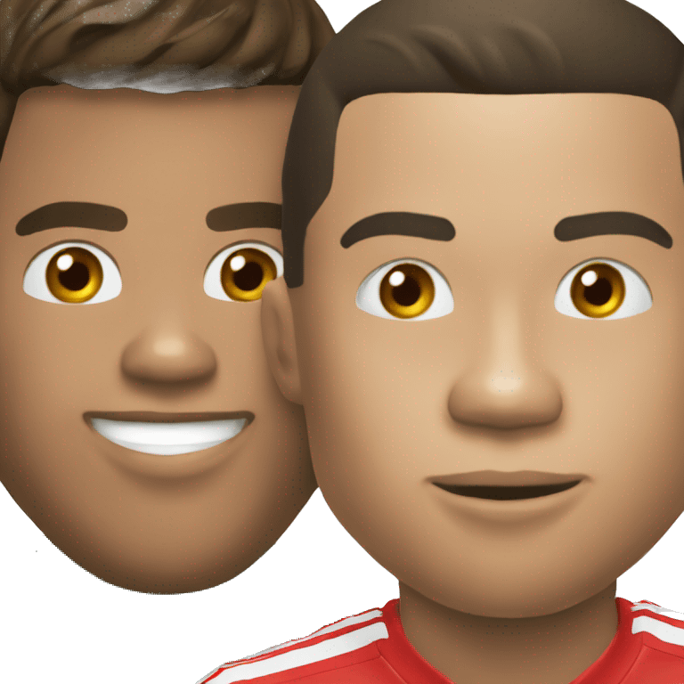 Cristiano Ronaldo with Mbappe emoji