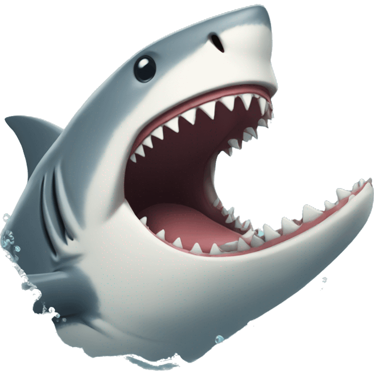 Shark laughing  emoji