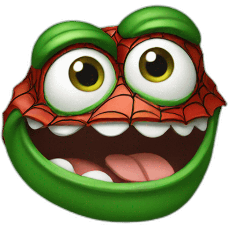 pepe the frog spider man emoji