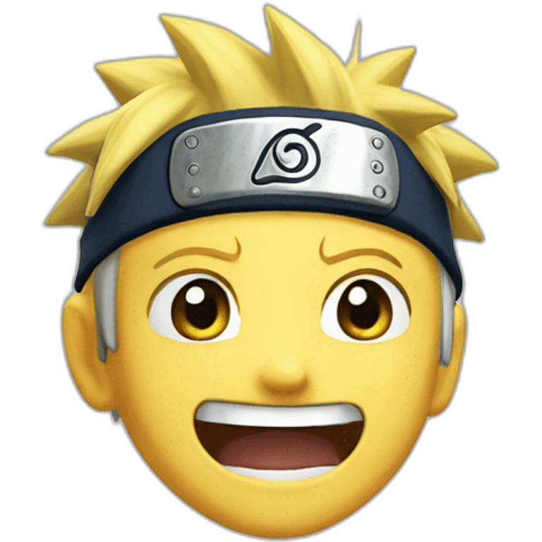 naruto laughing emoji