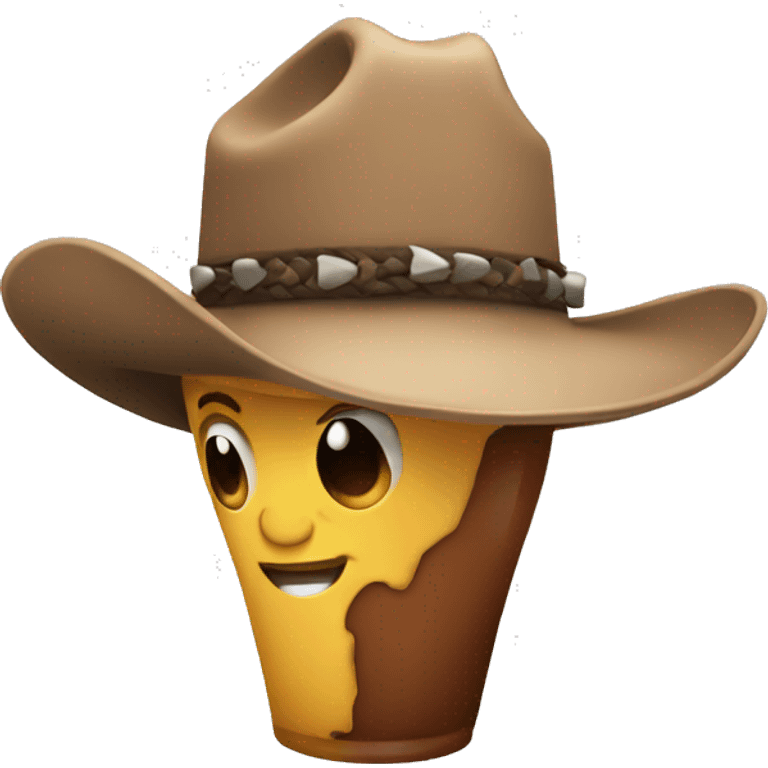 Shake with a cowboy hat emoji