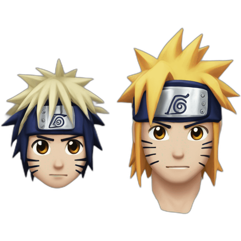 Naruto et Sasuke emoji