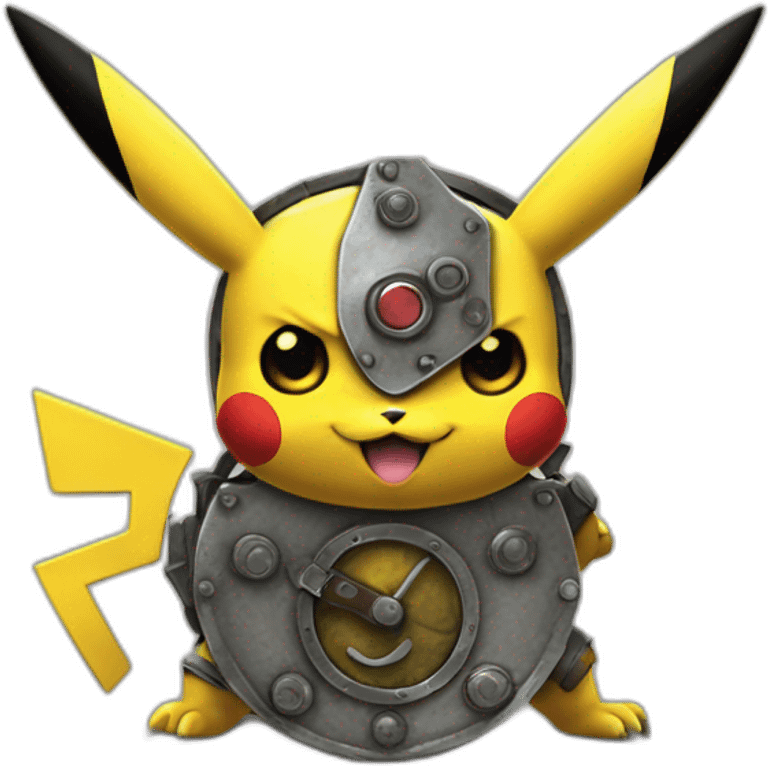 pokemon-pikachu-metal emoji