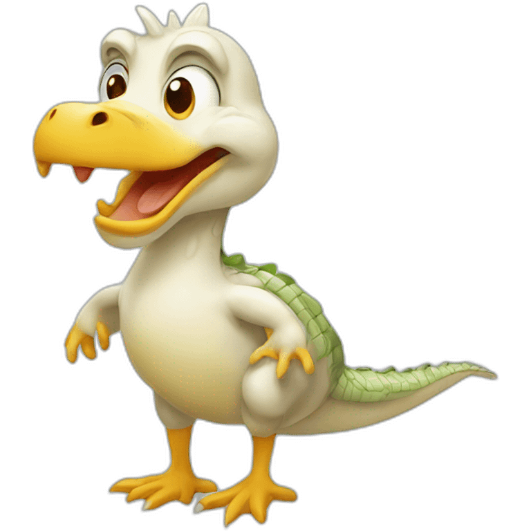 Poulet crocodile emoji