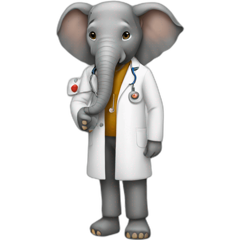 Elephant doctor emoji