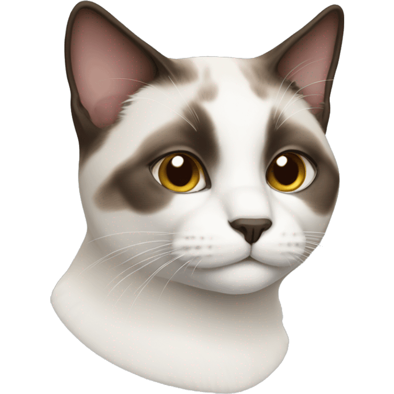 Snowshoe cat  emoji