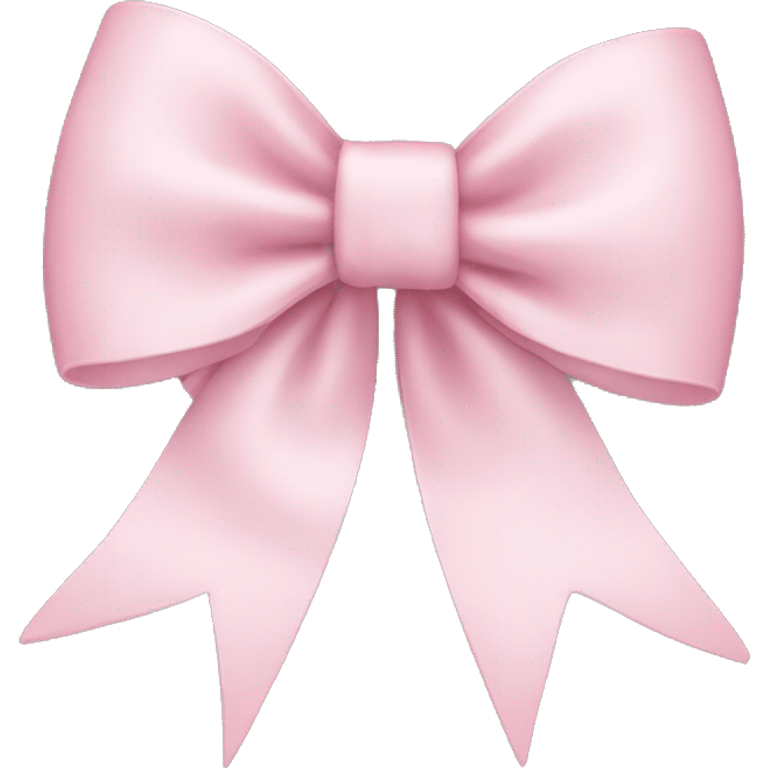 light pink bow emoji