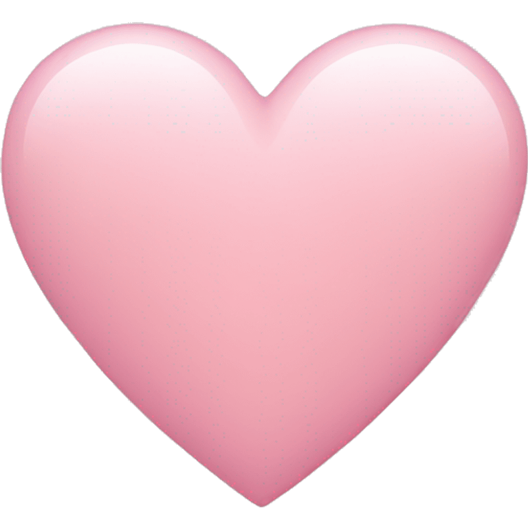 Light pink heart emoji