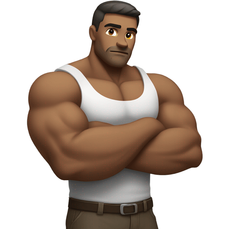 a strong man emoji