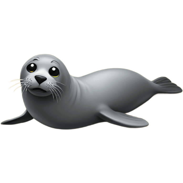 Seal on the beach emoji