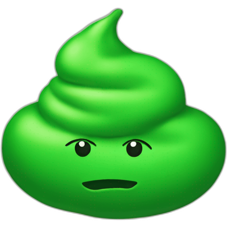 Green poop emoji