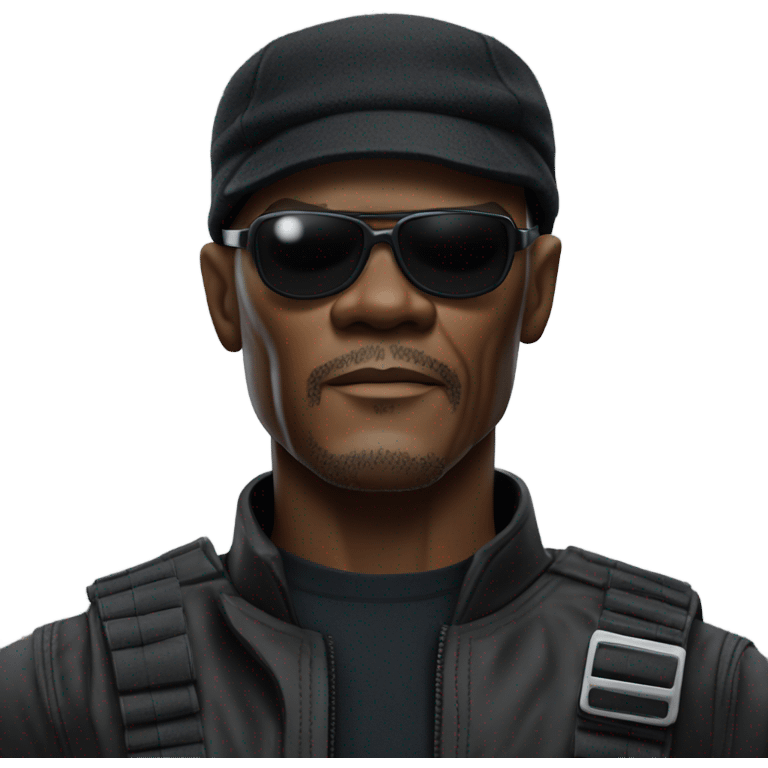 Samuel L Jackson as Nick Fury emoji