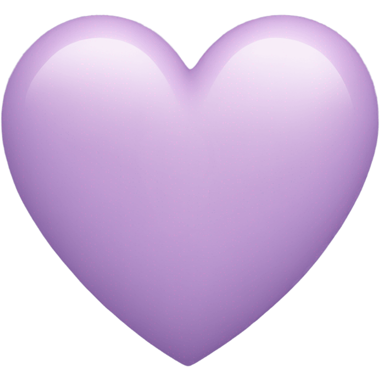 Pastel Purple Heart emoji