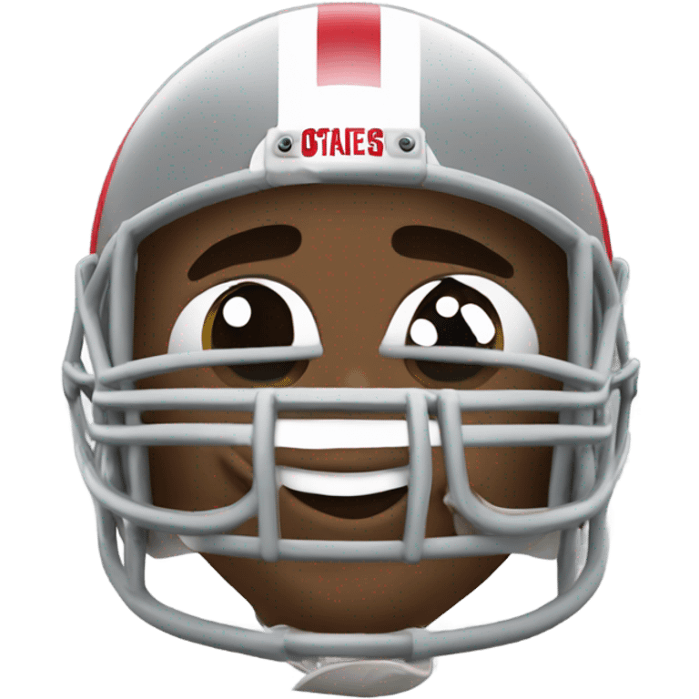 Ohio state football  emoji