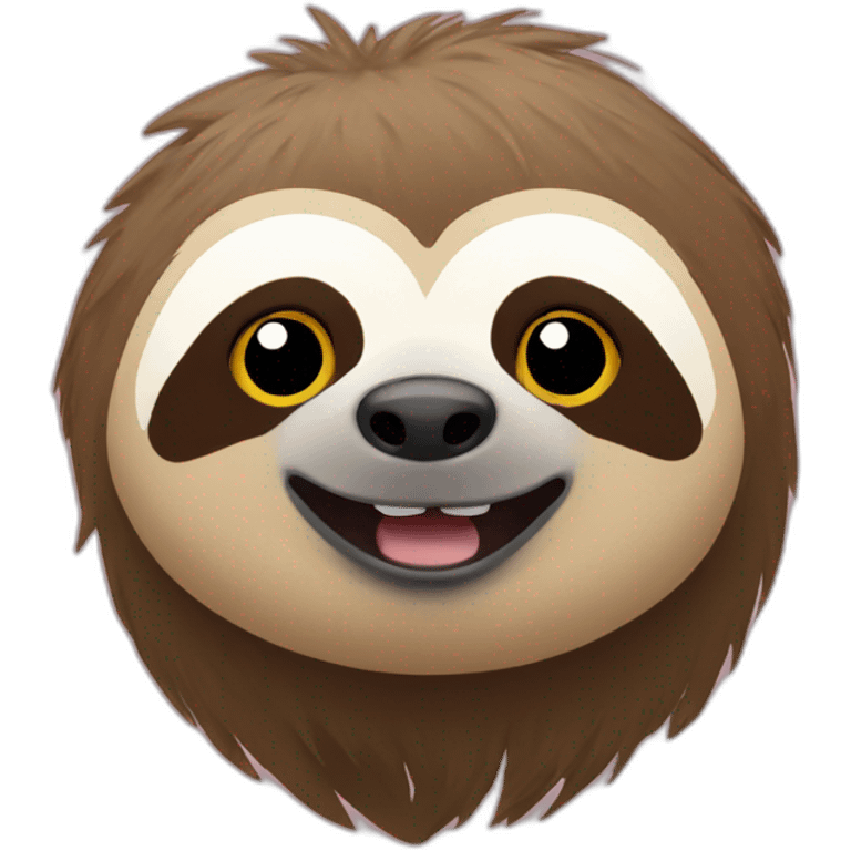 sloth whhiyh beer emoji