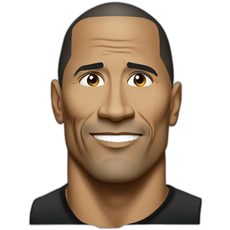 The Rock Obama emoji