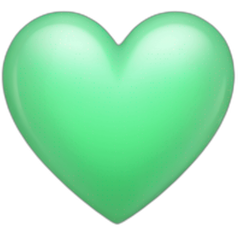 pale green heart emoji