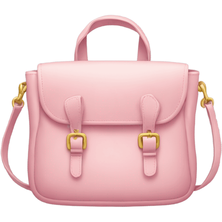 Light pink shoulder bag emoji