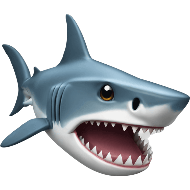 a shark emoji