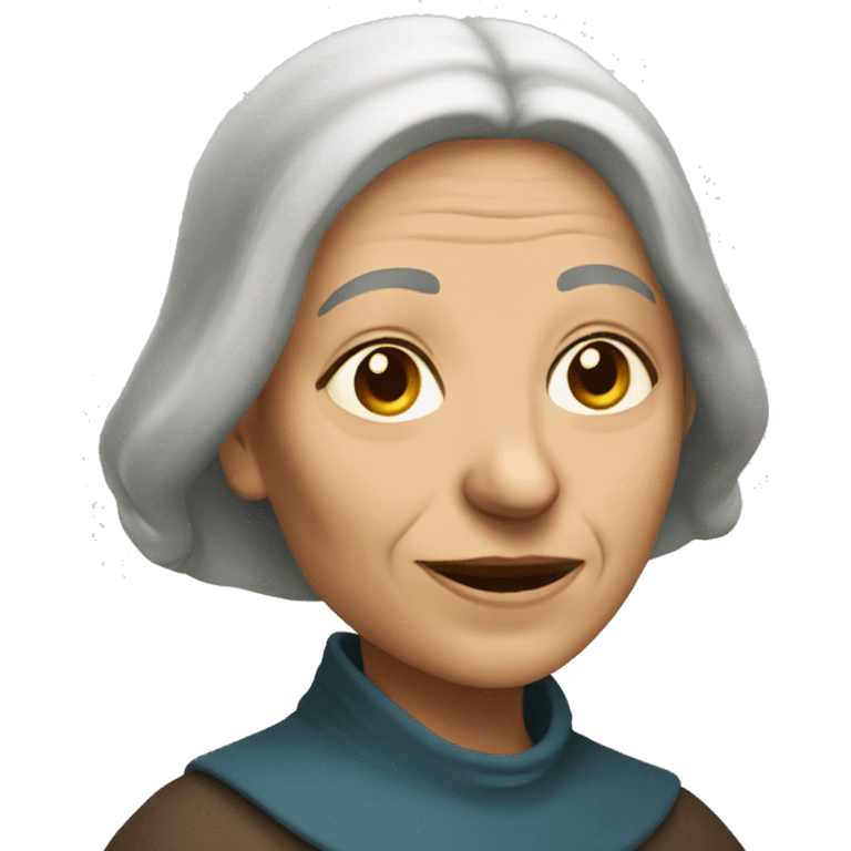 old medieval lady emoji