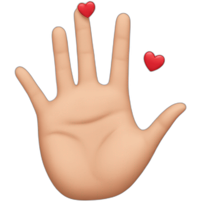 Coeur avec les mains emoji