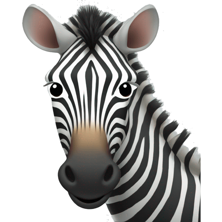 zebra face emoji