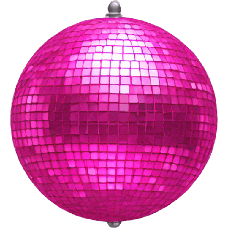 pink mirrorball emoji