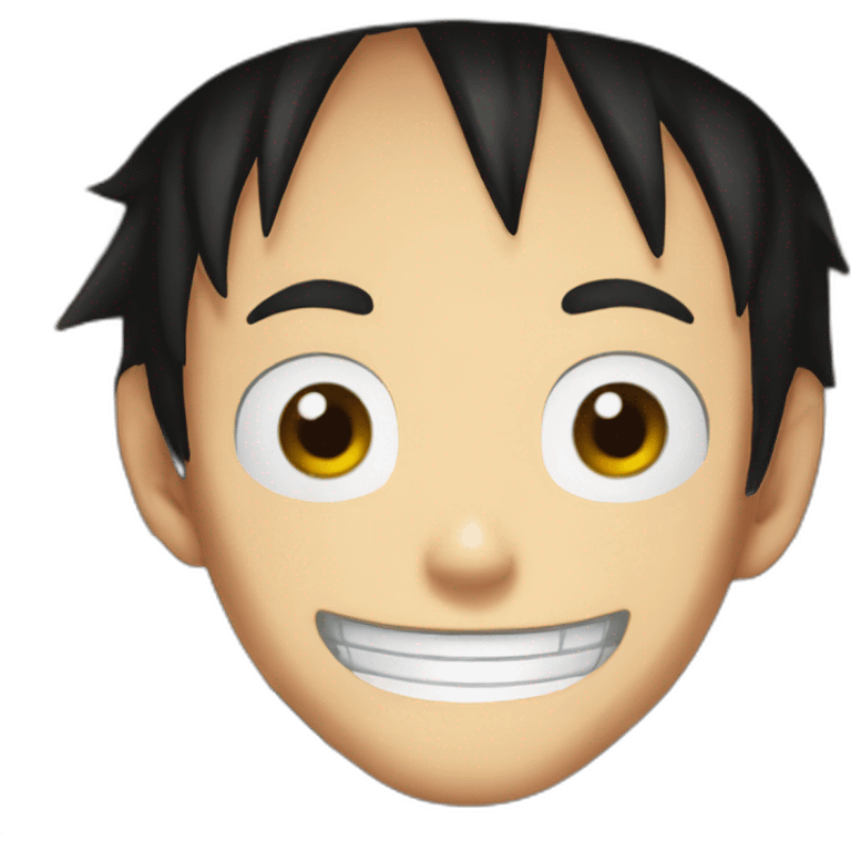 One piece luffy emoji