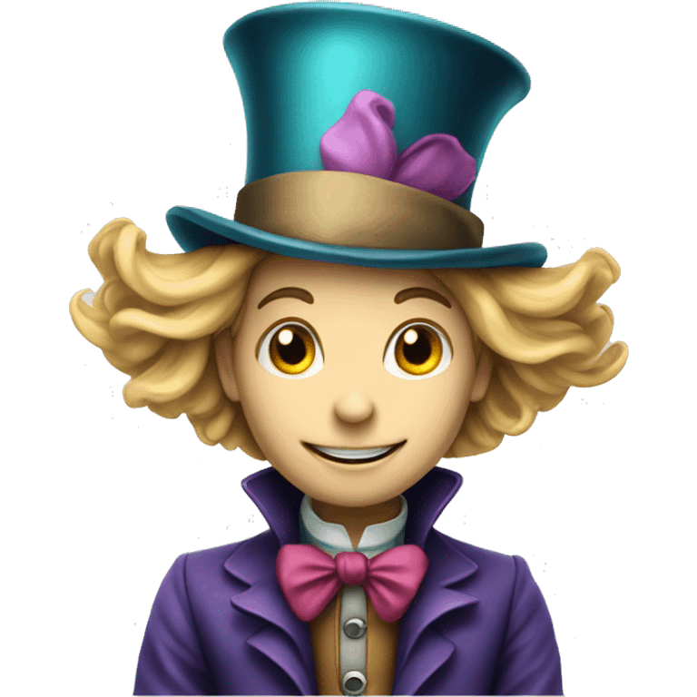 Alice in Wonderland Hatter character emoji