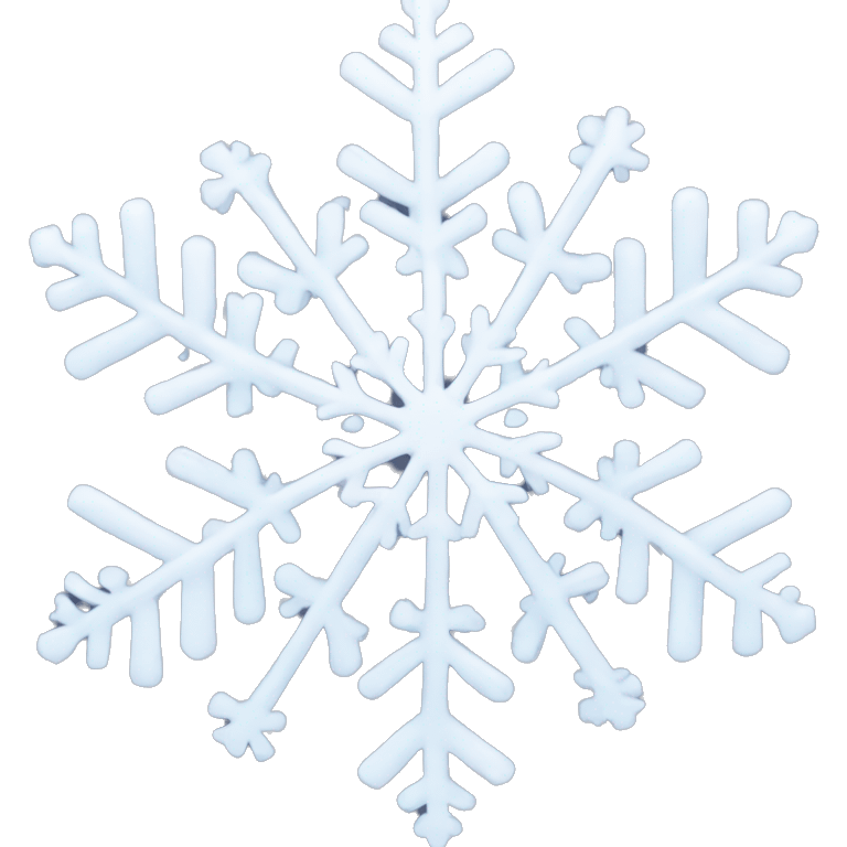 aesthetic snowflake emoji