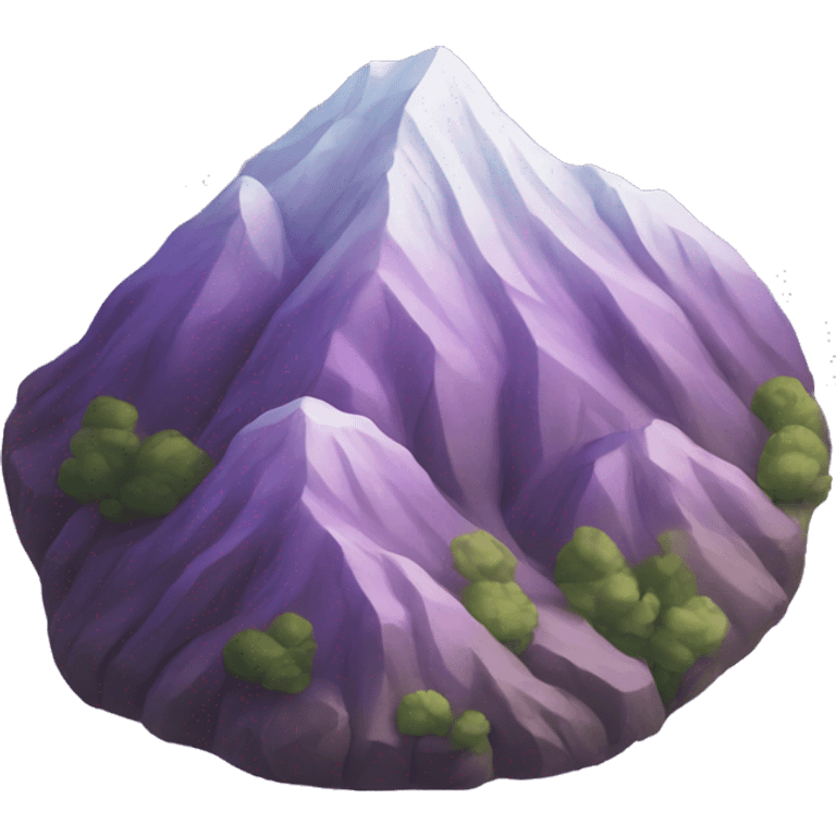 lilac mountain emoji