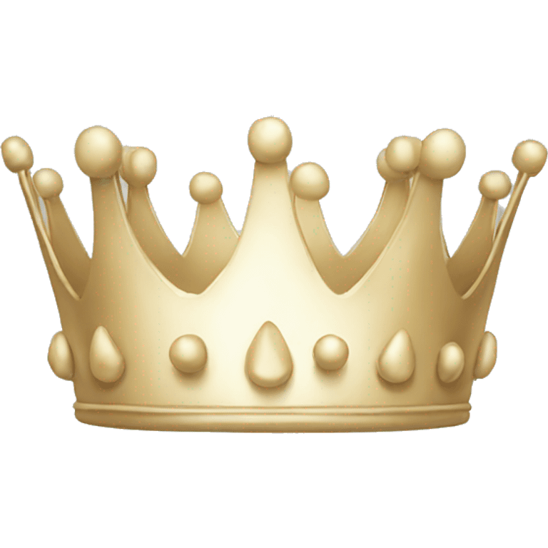 white crown emoji