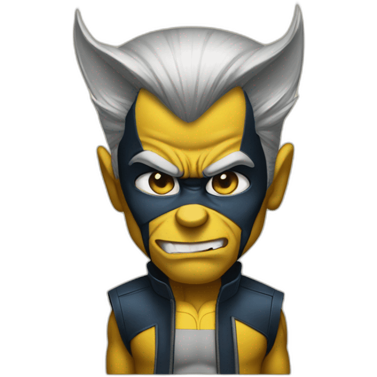 Barack Obama dressed as Wolverine emoji