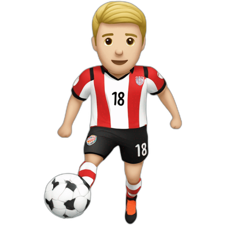 psv eindhoven player kicking emoji