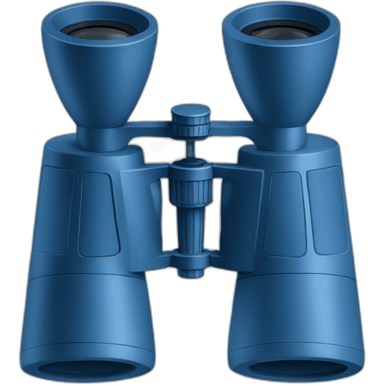 A blue binoculars of Observation. Org emoji