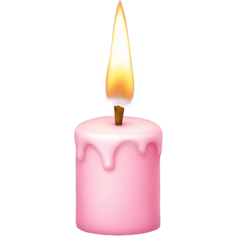 light pink candle emoji